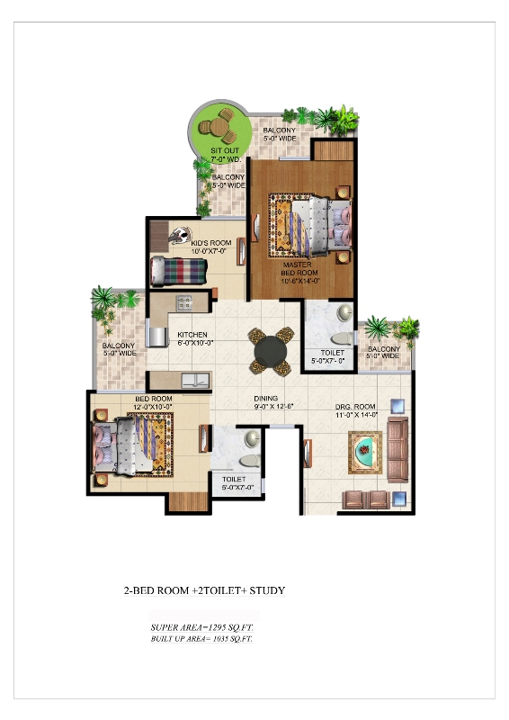 Ajnara Grand Heritage Sector 74 Noida Floor & Site Plan